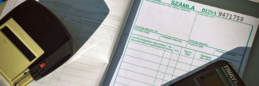 Számlázó program használatának bejelentése